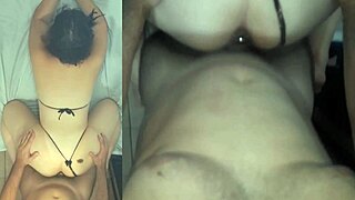 She bends over for buttplug and raw anal