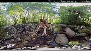 Yanks amateurs ana molly and belle having lesbian fun outdoors