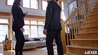 visiting this chalet for purchase, feels cozy! 🏠