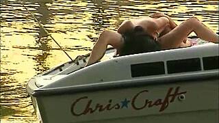 Adorable alice moans as pussy licked outdoors