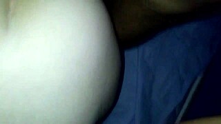 Black dick pounds white ass doggy