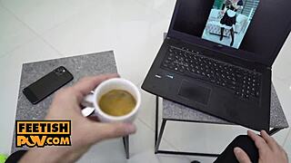 Alyssa Bounty POV Foot Fetish Fuck