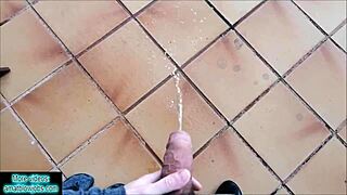 i walk in the park while she surprises me with a daring public handjob under the trees