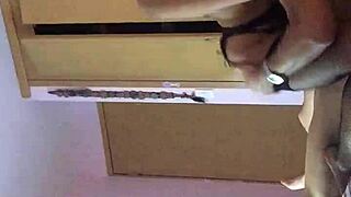 latina friend rides and squirts creampie on camera