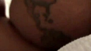 Riding that big black cock like a pro, tattoos showing