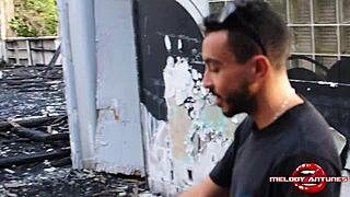 melody antunes sucked photographer's cock hard until he came in her mouth