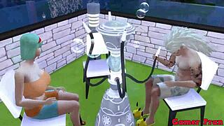 Naruto hentai shows Madara banging his friend hard anally.