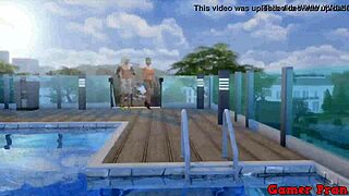 Naruto hentai shows Madara banging his friend hard anally.