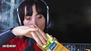 dirty latex femdom asmr with lou nesbit