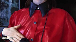 dirty latex femdom asmr with lou nesbit