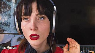 dirty latex femdom asmr with lou nesbit