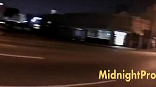 Why is the hot blonde licking her pussy and giving blowjobs to a group of men?