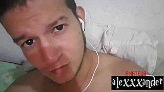 colombian gay guy scrapes penis with teeth during oral