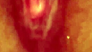 pussy getting fucked by dildo and squirting hard