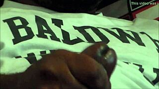 fat black cock cumming in slow motion detailed view