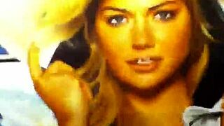 Does B dick give Kate Upton a huge facial?