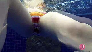 Girlfriend spoils me in the open tropics with her voluptuous figure.