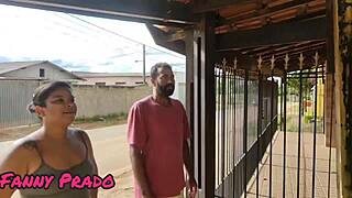 latina gives owners interracial sex while husband licks pussy