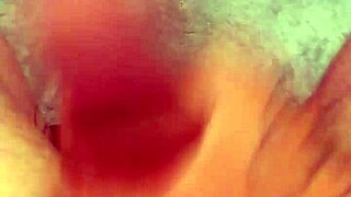 a solo session where she masturbates alone in her room, feeling relaxed and free