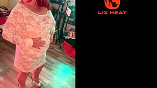 Hotwife Liz in heels teases monster cock 😏