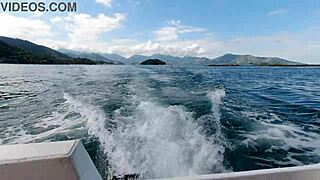 Latina Brunette Gives Public Blowjob Outdoors