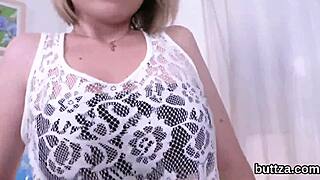 Can this beautiful tight girl handle gaping anal?