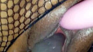 This girl uses toys on my cock.