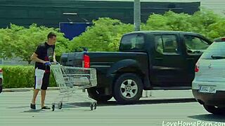 busty brunette strips naked for intense fucking now!