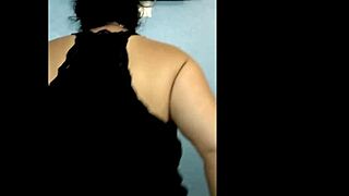 retro lady riding in classic blue film scene