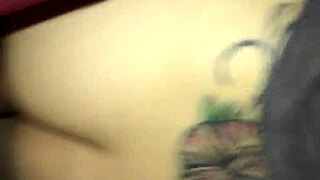 Wife Gets Sideways Creampie From Husband In Intense Fucking Session