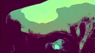 Horny amateur masturbates to intense cumshot.