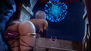 argonian encounters ivy valentine in soul calibur adventure