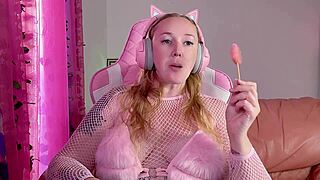 Asmr Lollipop Sucking and Licking