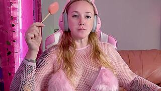 Asmr Lollipop Sucking and Licking