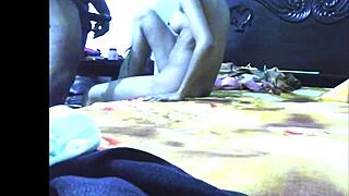 First time my new girlfriend had hard sex with me.