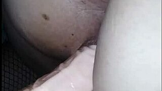 Ever wonder how a tied-up fuckslut handles a strapon? This chubby amateur gets drilled hard in a cabin.