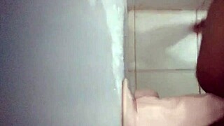 Dildo in ass bathroom 😏