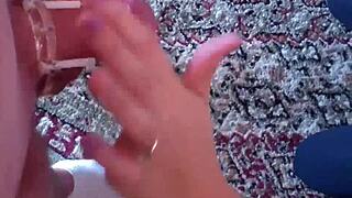 no way to escape that tight chastity device! 😈