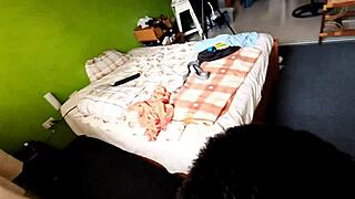 young colombian swallows my dick