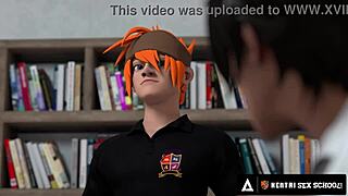 Hentai milf begs for student cum in class