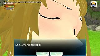 In this 3D game, a female centaur engages in sex with stamina challenges under femdom control by a monstergirl.