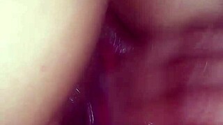 Wife intensely masturbates in the car