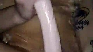 Petite milf couple uses toys for big cock fucking in lesbian sex