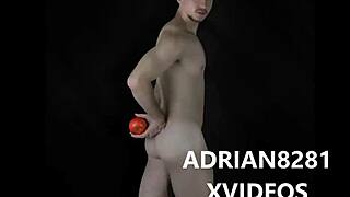 adrian sucking that huge cock deep in his mouth