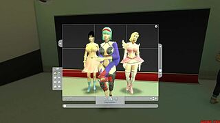 Yo, wanna see three hot wives shared in wild group action at the wedding?