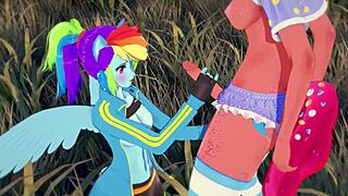 rainbow dash creampied by pinkie