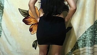 Novinha’s Tight Ass Rides Hard Cock and Shakes It Wild on Sheer Red