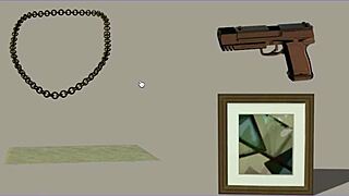 Virtual sci-fi girls armory fuck!