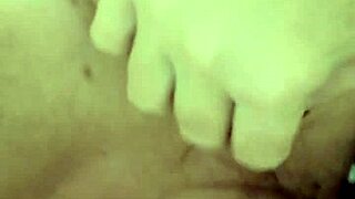 this brunette amateur is masturbating her hot pussy in a casual way