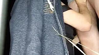 Jolie Young Redhead Sucks Cock Outdoors